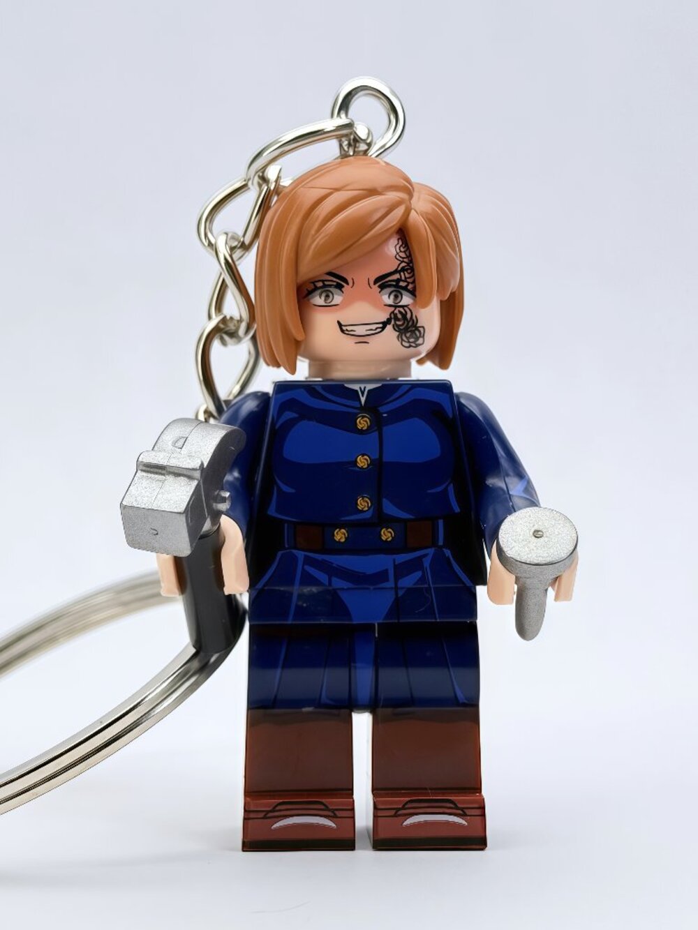 Jujutsu Kaisen Kugisaki Nobara Custom Minifigure Keychain